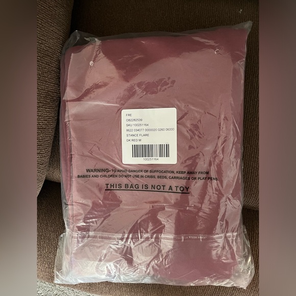 NWT FREE PEOPLE MOVEMENT Stance Flares In Clove MSRP $78 Size M Oversized - Picture 7 of 8